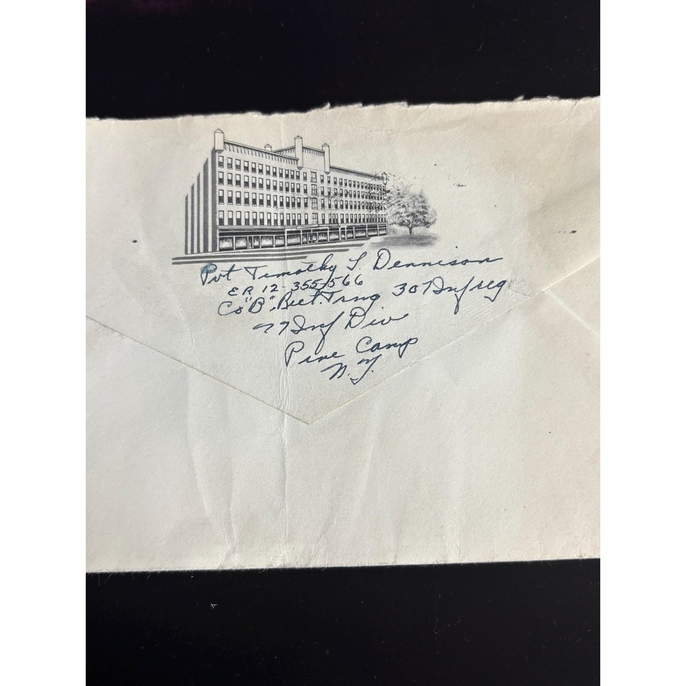 The Woodruff hotel 1950s Soldier letter,Pine Camp‎ NY - Picture 8 of 8